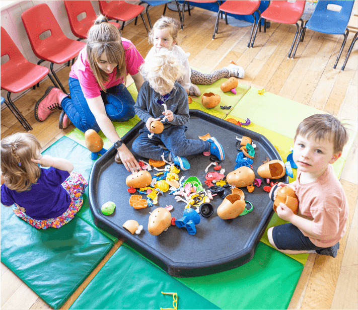 Image of children playing at st martins pre school